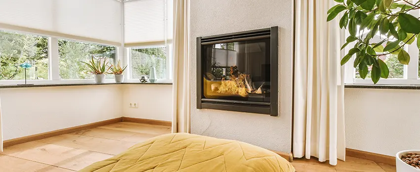 Residential Fireplace Ceramic Glass Installation in Green Valley, AZ