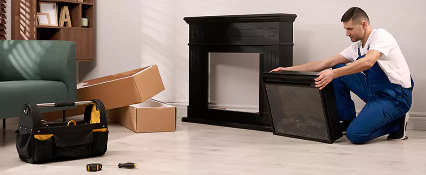 Old Rusted Metal Fireplace Repair And Replacement in Green Valley, AZ
